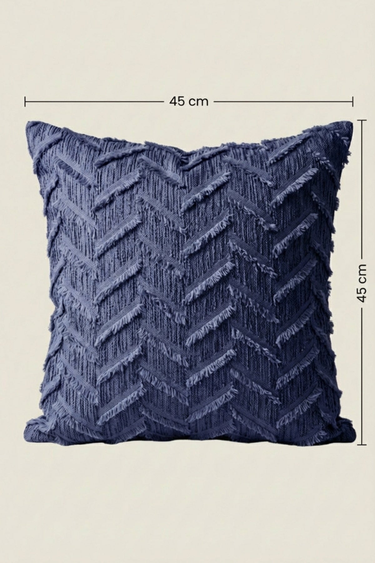 Harmony Püsküllü Kırlent Kılıfı - Lacivert - Görsel 6