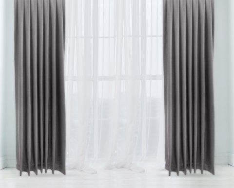 Alaska Keten Fon Perde Antrasit