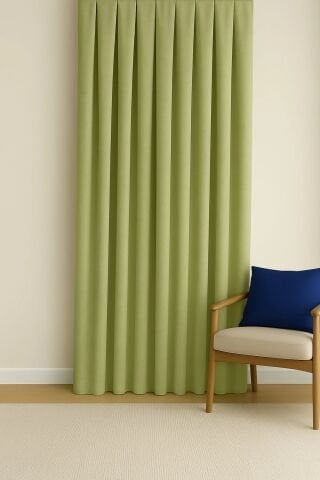 Barcelona Kadife Dokulu Fon Perde Çağla