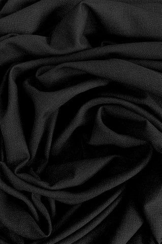 Alaska Keten Fon Perde Siyah