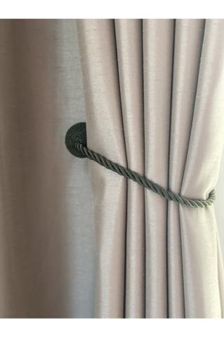 Mıknatıslı Kordon Sarım Tül Ve Fon Perde Toplama Aparatı Yeşil
