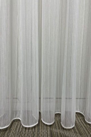 Çizgili Çelik Tül Perde