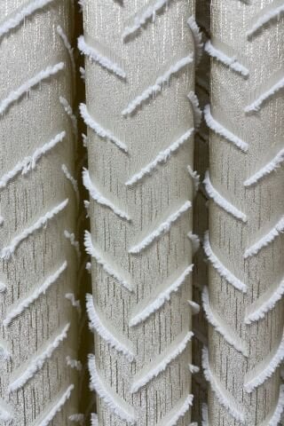 Harmony Serisi Püsküllü Fon Perde - Krem