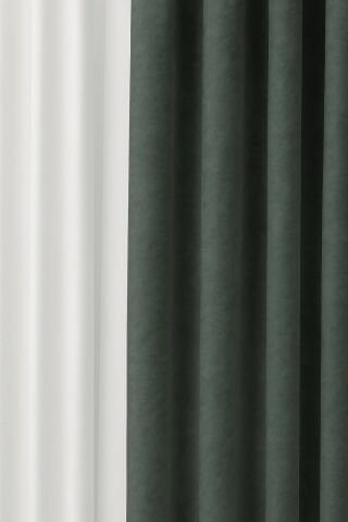 Barcelona Kadife Dokulu Fon Perde Gri