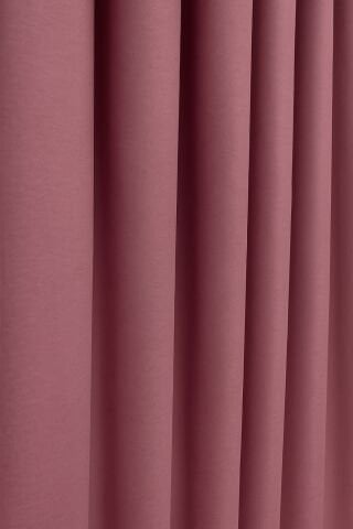 Luna Serisi Kadife Dokulu Fon Perde Gülkurusu