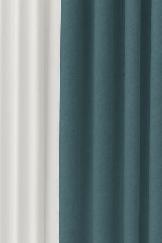 Barcelona Kadife Dokulu Fon Perde İndigo