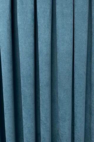 Barcelona Kadife Dokulu Fon Perde İndigo