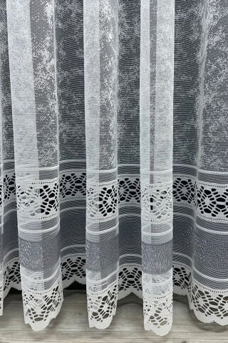 Milas Desenli Tül Perde