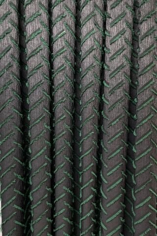 Harmony Serisi Püsküllü Fon Perde - Yeşil