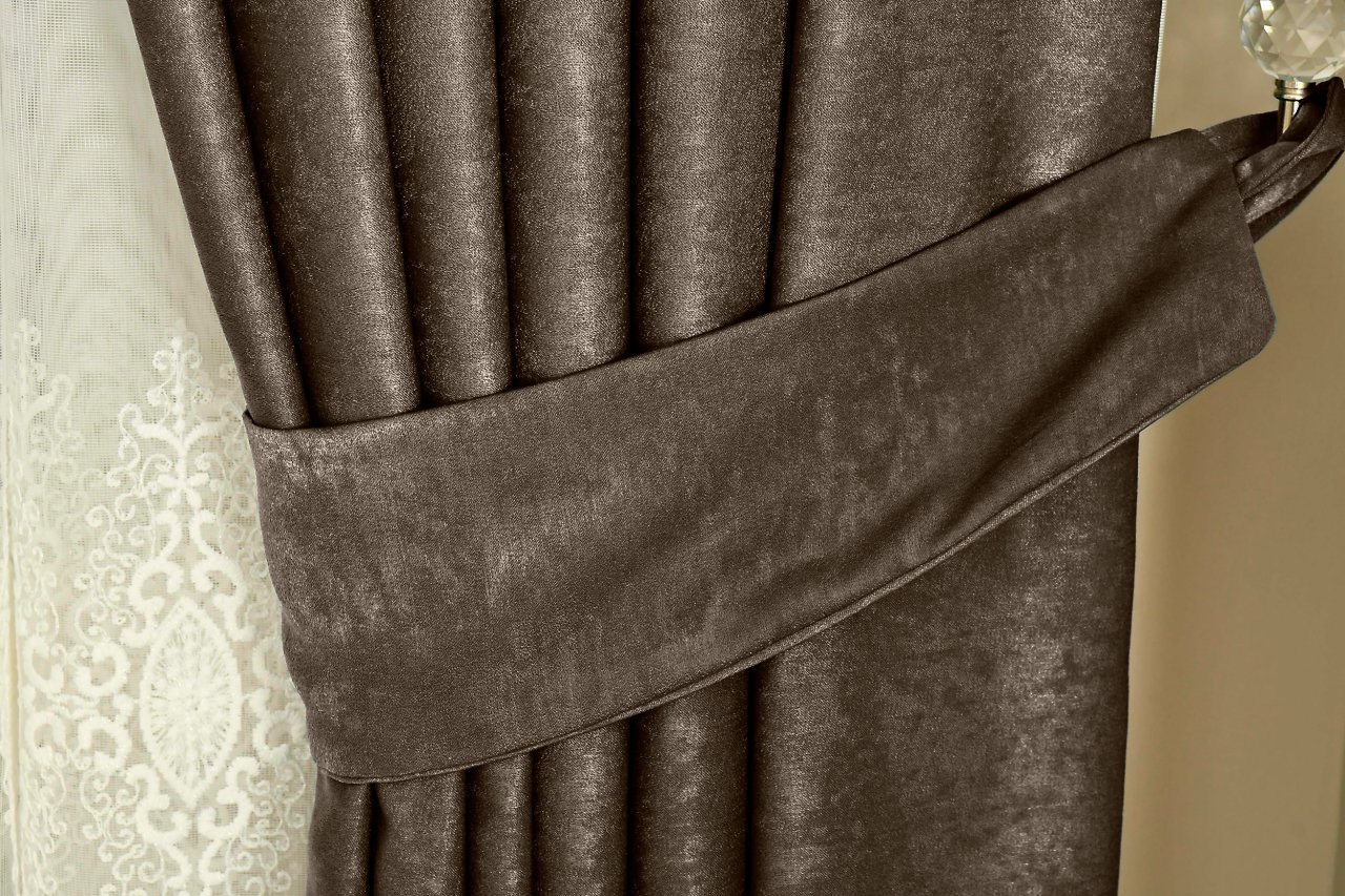 Soft Fon Perde Kahve