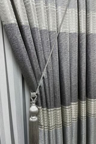 Londra Pano Fon Perde - Açık Gri