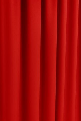 Luna Serisi Kadife Dokulu Fon Perde Kırmızı