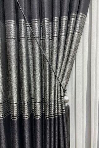 Londra Pano Fon Perde - Antrasit