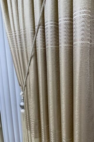 Londra Pano Fon Perde - Bej