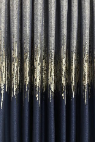 Palermo Pano Fon Perde - Lacivert