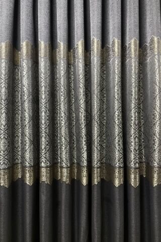 Safir Pano Fon Perde - Antrasit