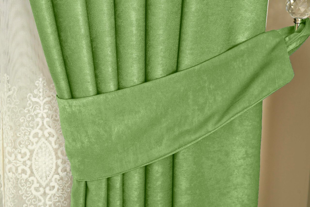 Soft Fon Perde Su Yeşili