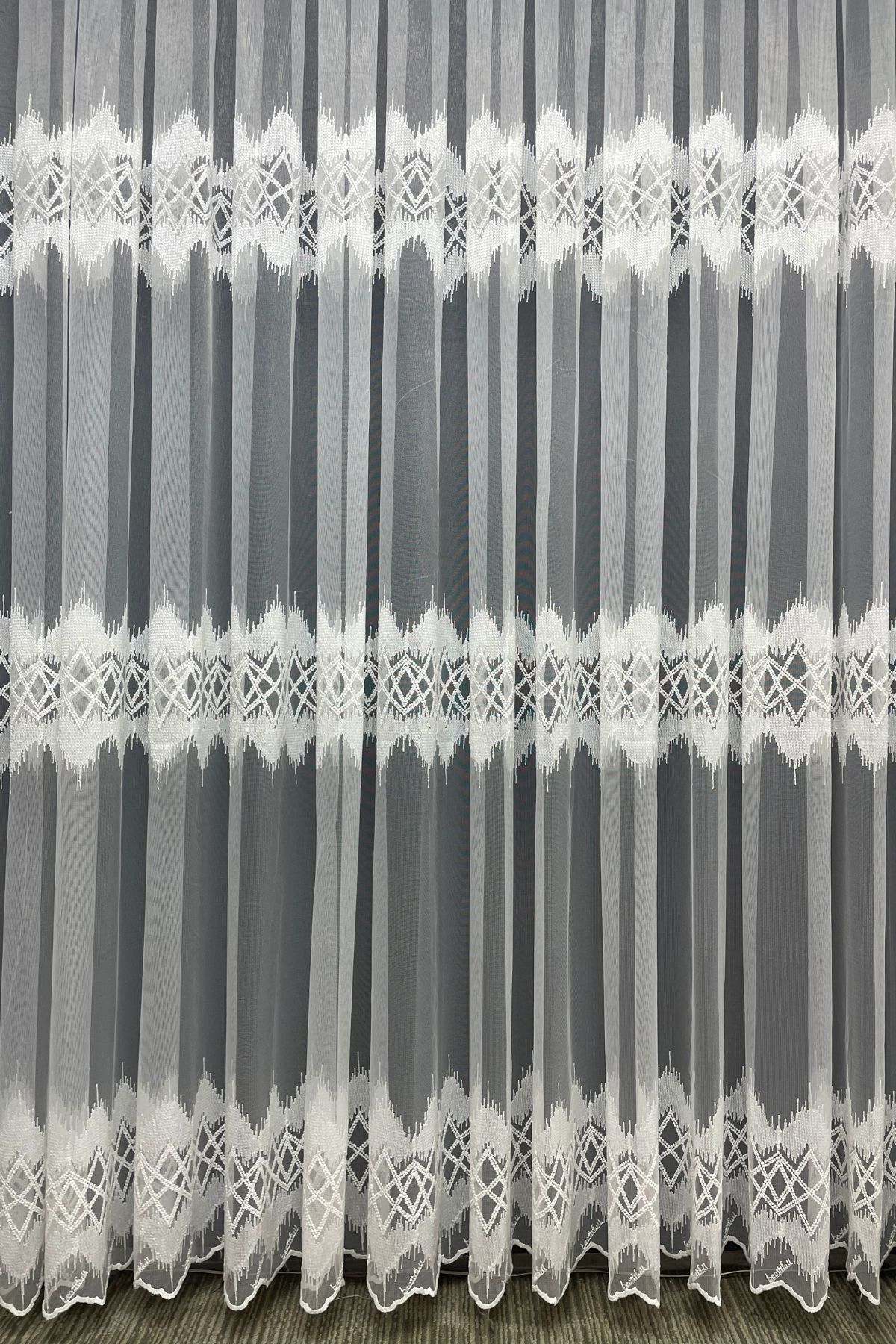 Paris Serpme Desen Tül Perde