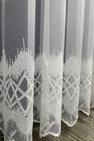 Paris Serpme Desen Tül Perde