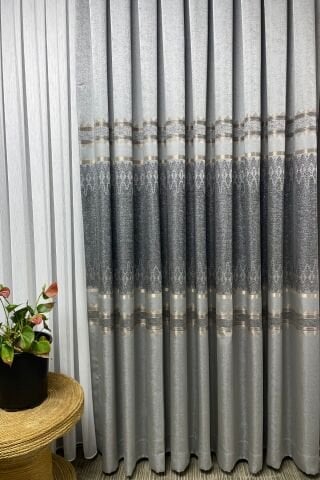 Venedik Pano Fon Perde - Açık Gri