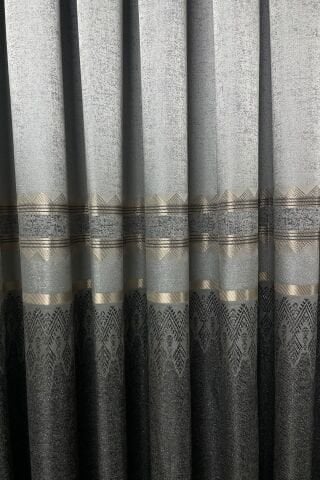 Venedik Pano Fon Perde - Açık Gri