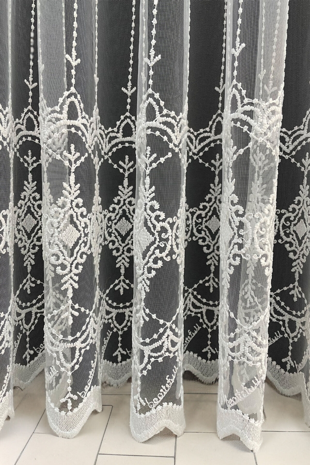 Eko 8047 Desenli Tül Perde