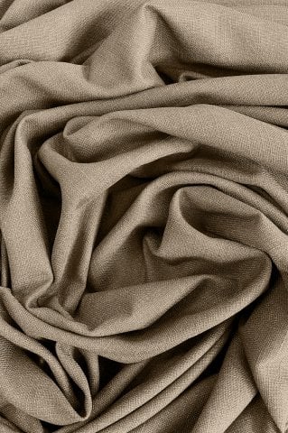 Alaska Keten Fon Perde Vizon