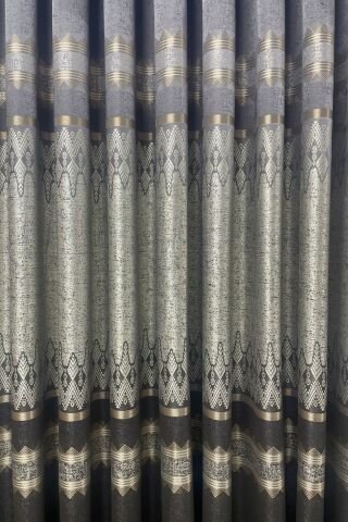 Venedik Pano Fon Perde - Kahverengi