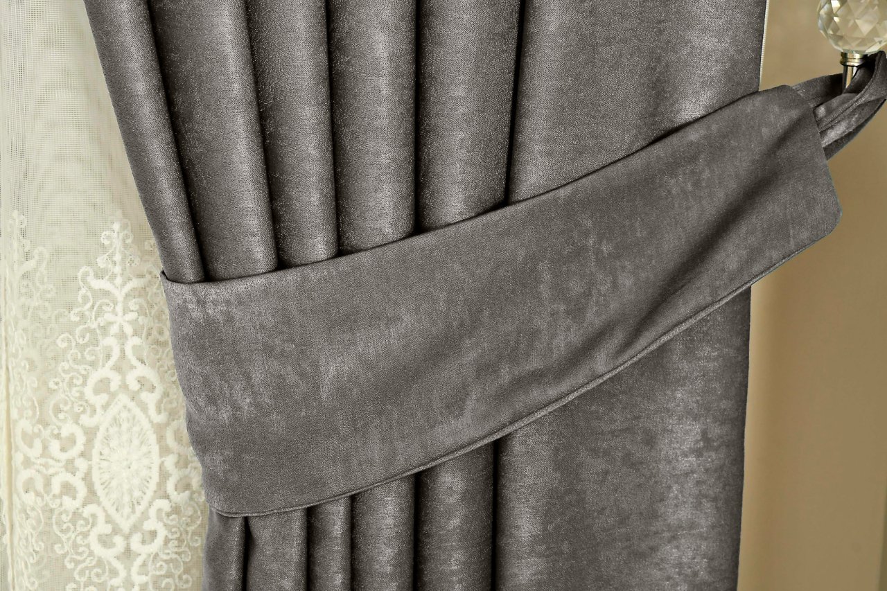 Soft Fon Perde Koyu Gri