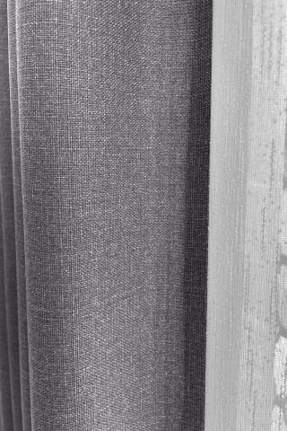 Nova Serisi Keten Fon Perde Antrasit