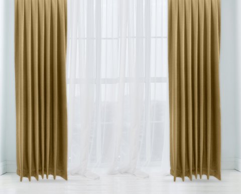 Alaska Keten Fon Perde Deve Tüyü