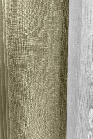 Nova Serisi Keten Fon Perde Çağla