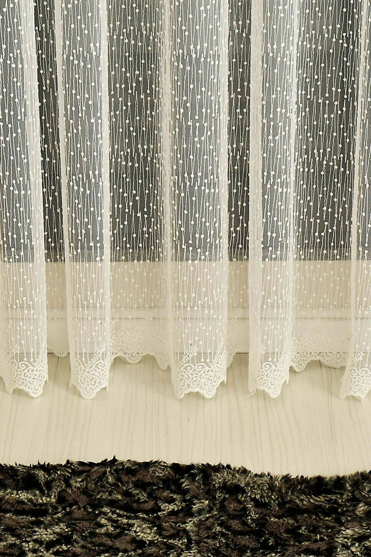 Eko 8020 Desenli Tül Perde