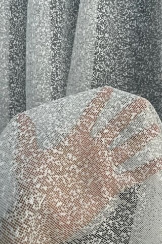 Atina Jakar Desenli Tül Perde