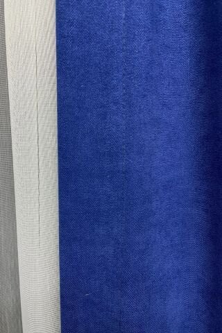 Barcelona Kadife Dokulu Fon Perde Parlament