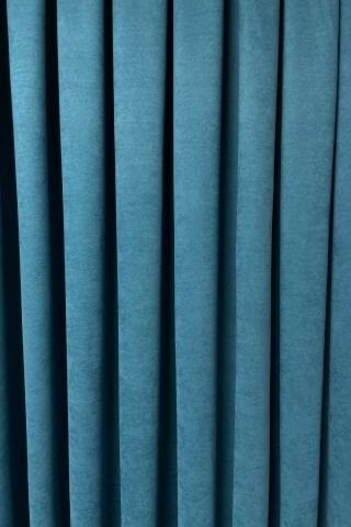 Barcelona Kadife Dokulu Fon Perde Petrol