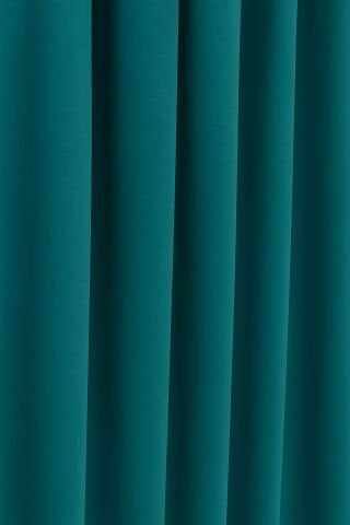 Luna Serisi Kadife Dokulu Fon Perde Petrol