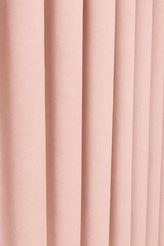 Barcelona Kadife Dokulu Fon Perde Pudra