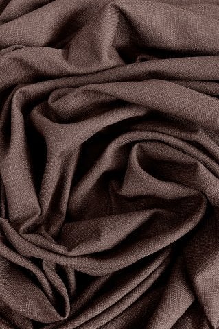 Alaska Keten Fon Perde Kahverengi