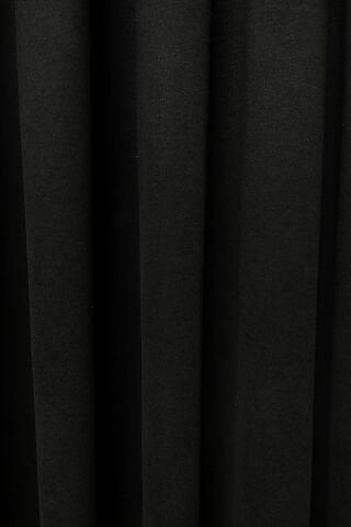 Barcelona Kadife Dokulu Fon Perde Siyah