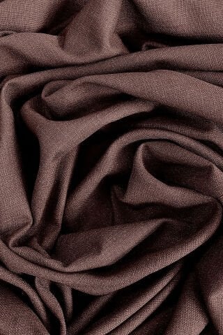 Nova Serisi Keten Fon Perde Kahverengi