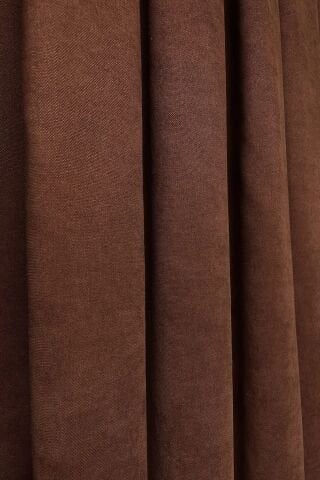 Barcelona Kadife Dokulu Fon Perde Sütlü Kahve