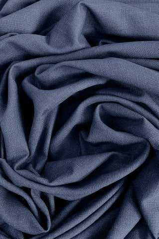 Alaska Keten Fon Perde Lacivert