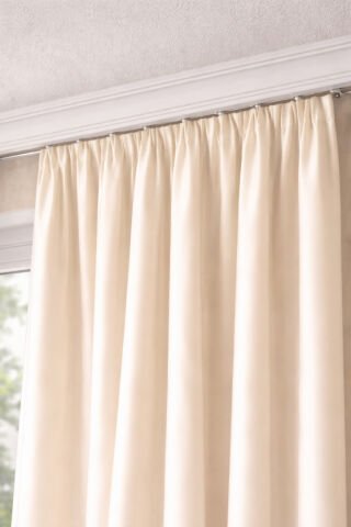 Saten Güneşlik Perde - Krem