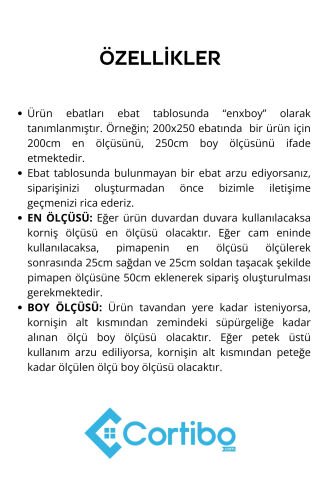 Saten Güneşlik Perde - Krem