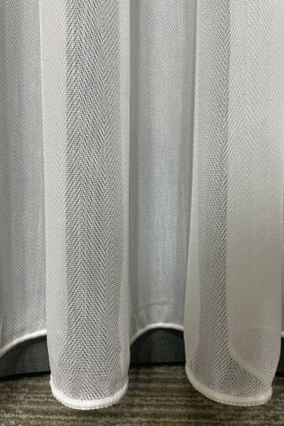 Balıksırtı Düz Tül Perde