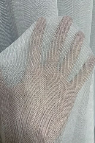 Balıksırtı Düz Tül Perde