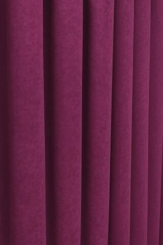 Barcelona Kadife Dokulu Fon Perde Vişne