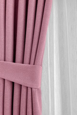 Alaska Keten Fon Perde Gülkurusu