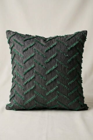 Harmony Serisi Püsküllü Dekoratif Kırlent Kılıfı – Yeşil